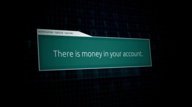 İşte para hesabınızda - online banka bildirim