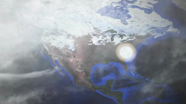 Amerika Birleşik Devletleri Görüntü Nezaket Nasa Bir Hava Alanı Dron — Stok video