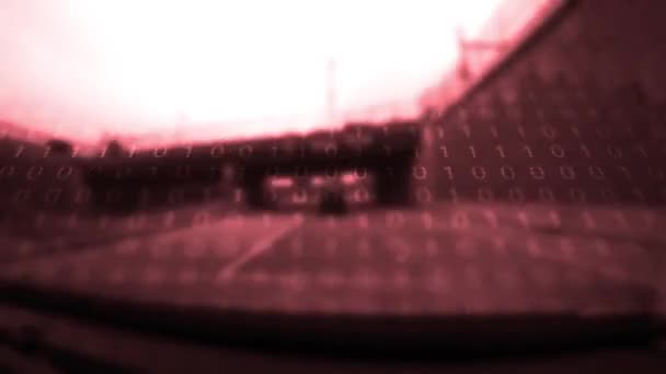 マルウェア タイムラプス駆動コンセプト 高速移動ウイルス — ストック動画