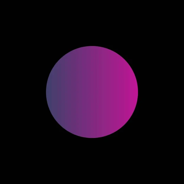 Esfera púrpura sobre fondo negro. Abstracción. Plantilla para su proyecto — Foto de Stock