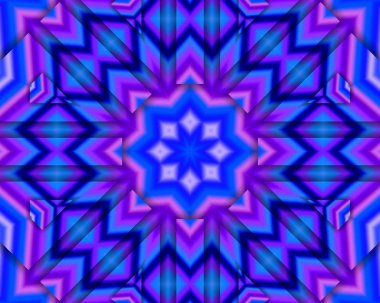 Basit soyut arkaplan. Kaleydoskop tasarımı. Pankart veya kapak için şablon