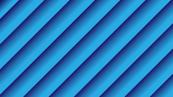 Простой Геометрический Фон Проектирование Диагональных Полос Используется Синий Цветовой Градиент — стоковый вектор