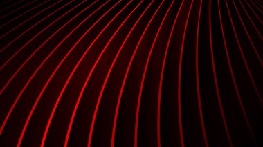 Siyah ve kırmızı renklerin soyut geometrik arkaplanı. Pankart, poster ya da kapak için yatay şablon. Stok vektör illüstrasyonu