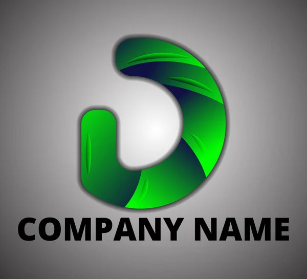 Kolorowe Litery Projekt Logo Ilustracja Zapasów — Wektor stockowy