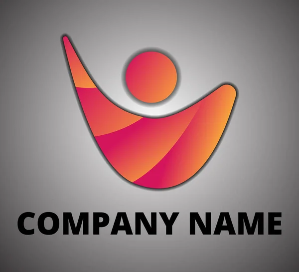 Kolorowa Ikona Wektora Projektowanie Logo Dla Biznesu Ilustracja Zapasów — Wektor stockowy