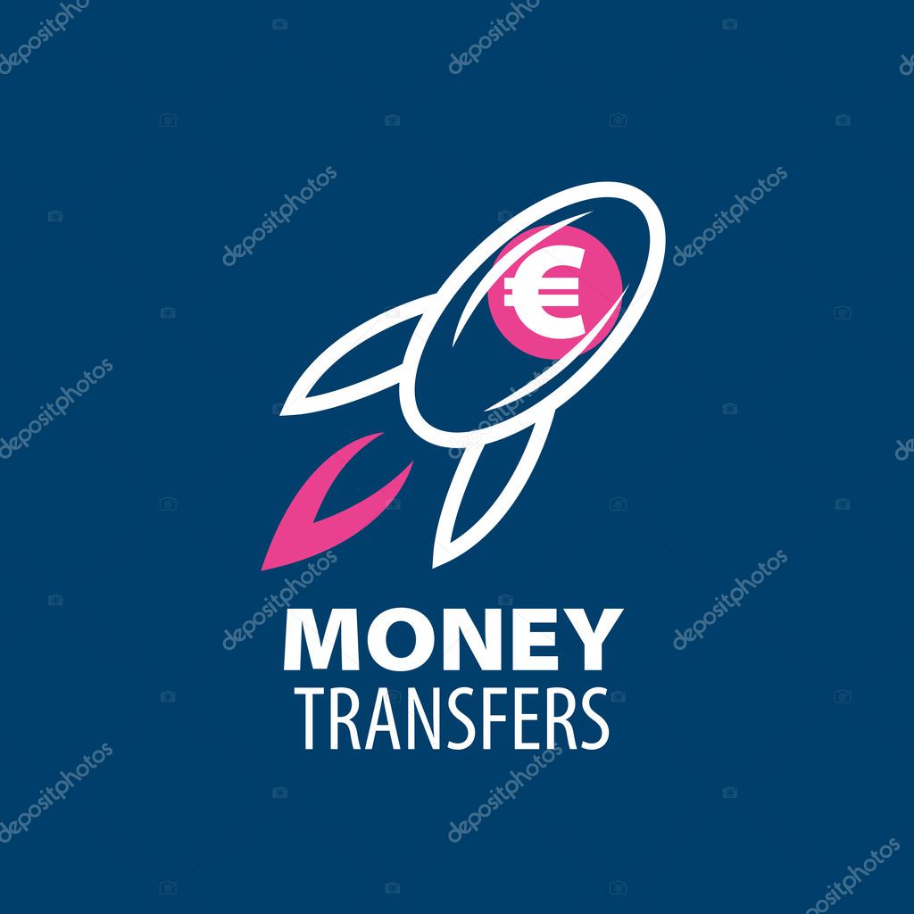 Logo design template remittances. Vector illustration of icon