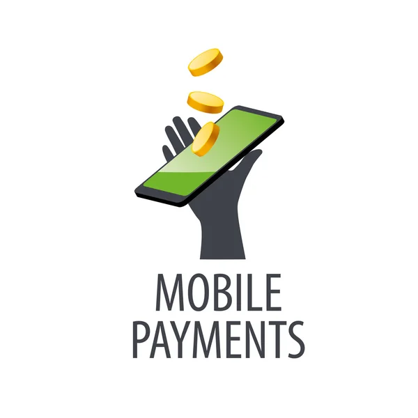 Logo mobile payments — Stock Vector