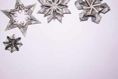 Para Origami kar tanesi