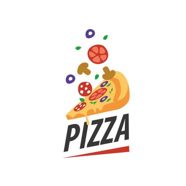 Pizza vektor logotyp — Stock vektor