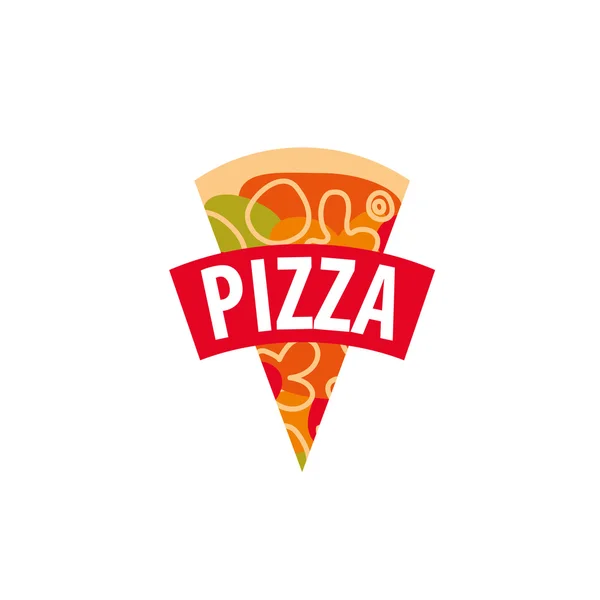 Logo pizza vector — Archivo Imágenes Vectoriales