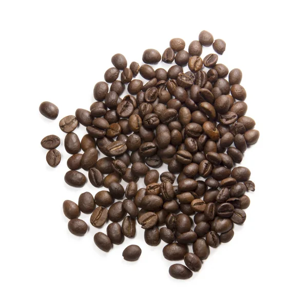 Kávé attribútumok egy fehér háttér — Stock Fotó