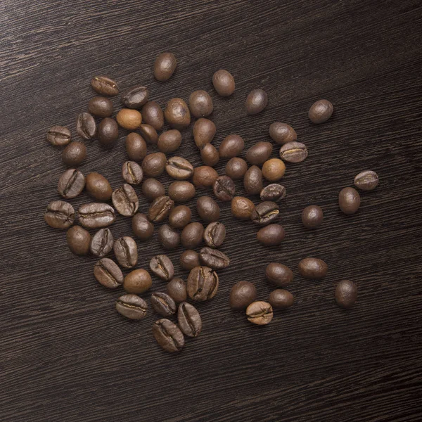 Kávé attribútumok egy fából készült háttér — Stock Fotó