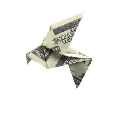 Banknot origami kuş