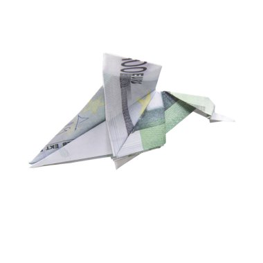 Banknot origami kuş