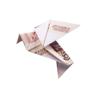 Banknot origami kuş