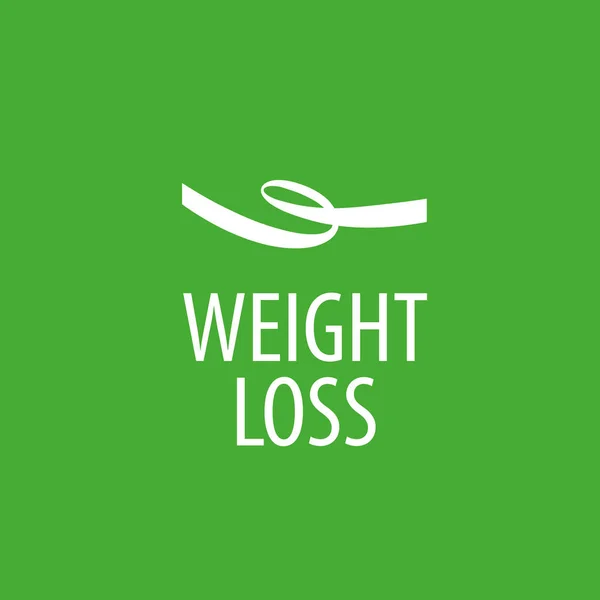 Weight loss logo — Stock Vector