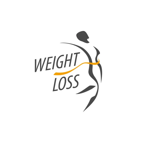 Logo perte de poids — Image vectorielle