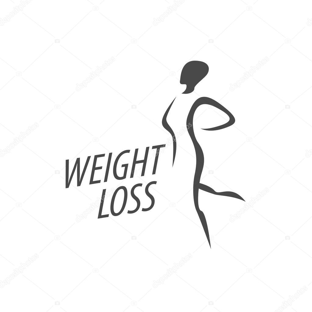 Logo design pattern diet. Vector illustration of icon