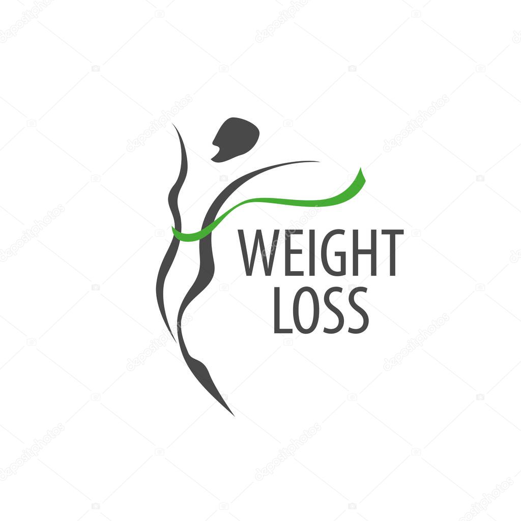 Logo design pattern diet. Vector illustration of icon