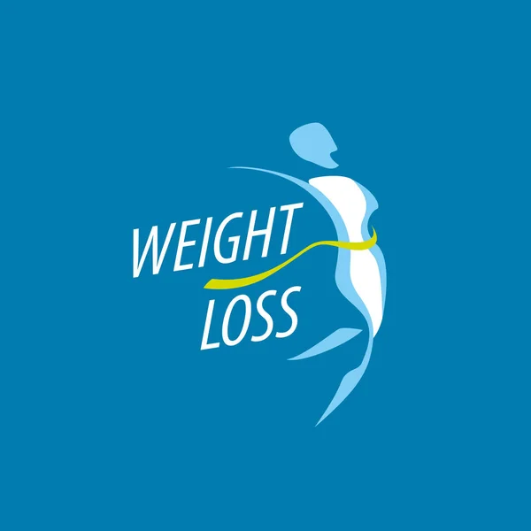 Weight loss logo — Stock Vector