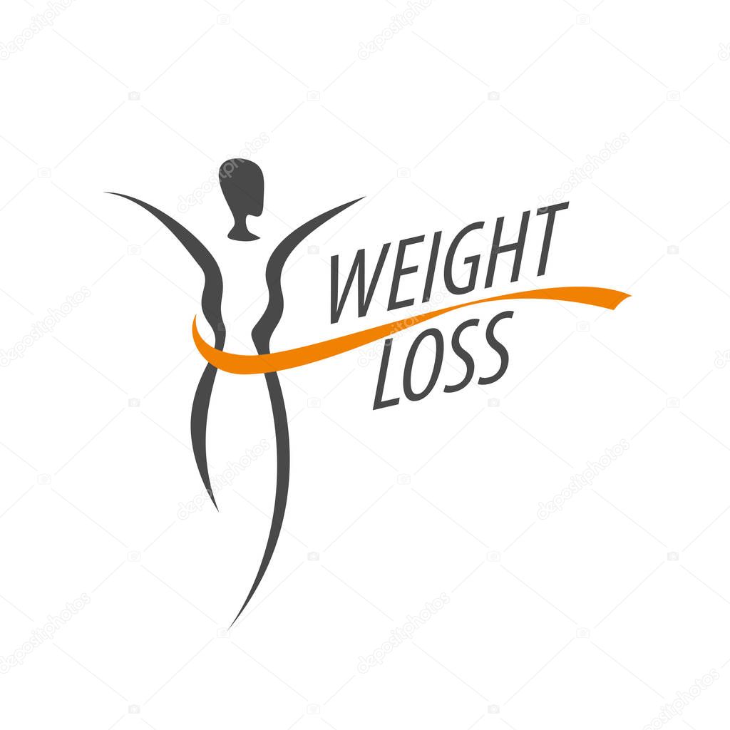 Logo design pattern diet. Vector illustration of icon