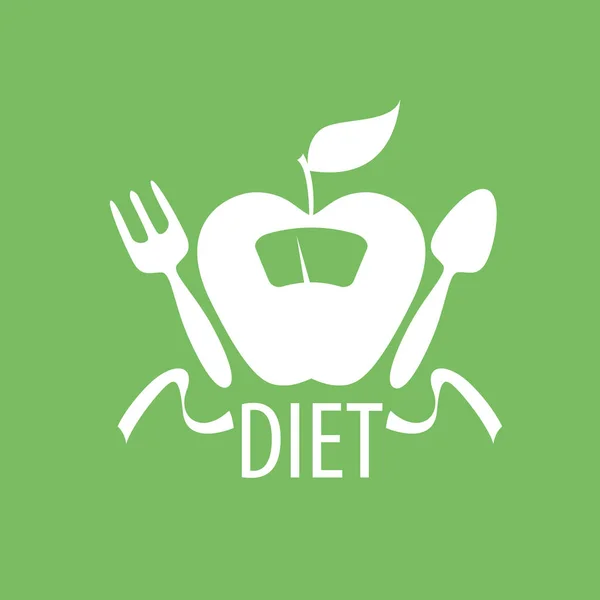 Vector logo for diet — Stock Vector