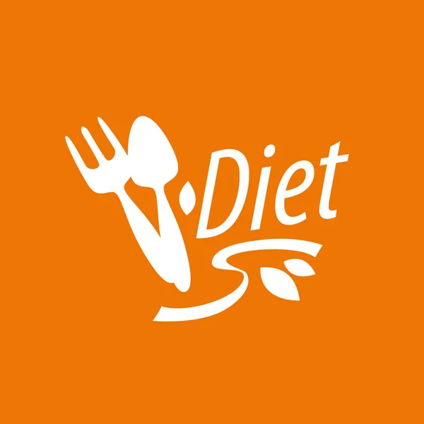 Logotipo do vetor para dieta — Vetor de Stock