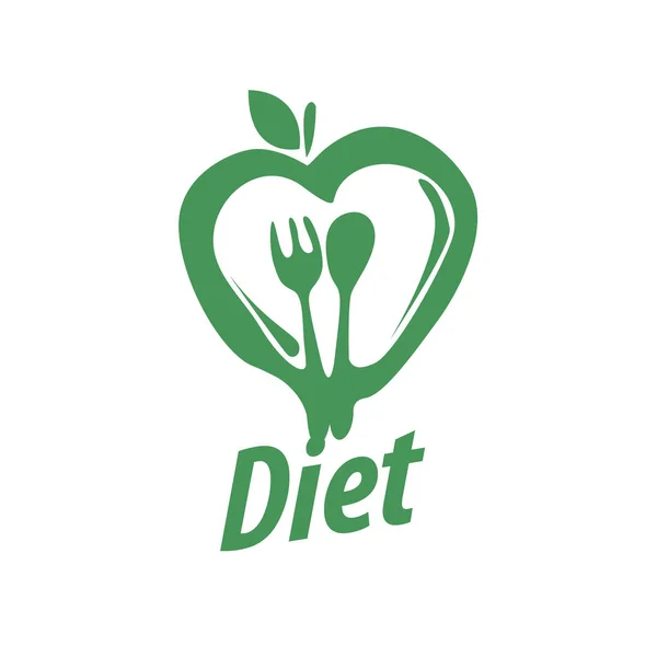 Logo vektor untuk diet - Stok Vektor