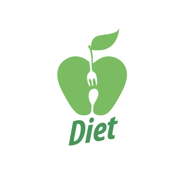 Vector logo for diet — Stock Vector