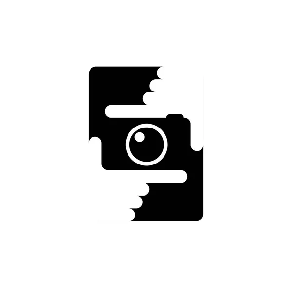 Logo camera de fotograaf — Stockvector