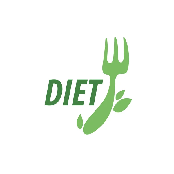 Vector logo for diet — Stock Vector