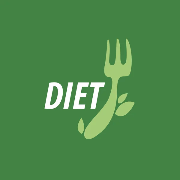 Vector logo for diet — Stock Vector