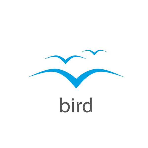 Vektorvogel-Logo — Stockvektor