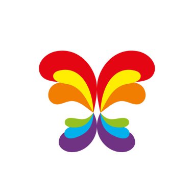 Kelebek logo vektör