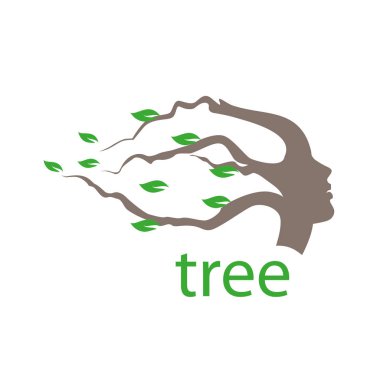 vektör logo ağaç