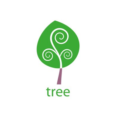 vektör logo ağaç