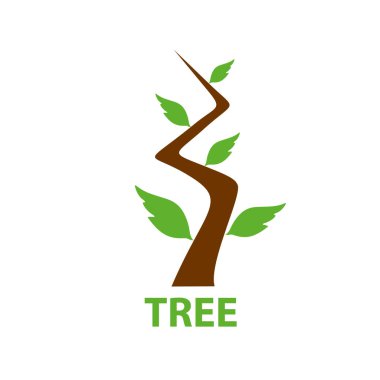 vektör logo ağaç