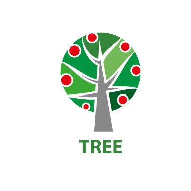 vektör logo ağaç