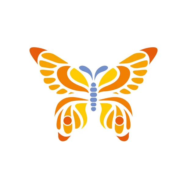 Векторна емблема метелик — стоковий вектор
