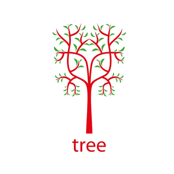 Arbre logo vectoriel — Image vectorielle