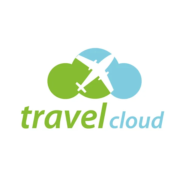 Logo podróży lotniczych — Wektor stockowy