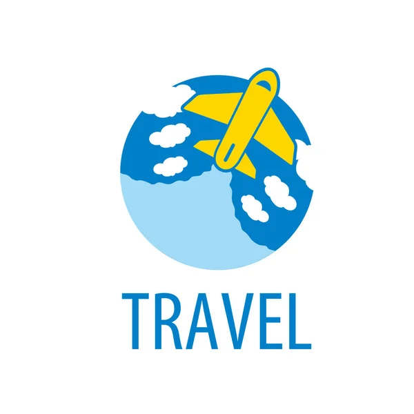 Logo für Flugreisen — Stockvektor