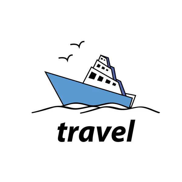 Logo vectoriel voyage — Image vectorielle