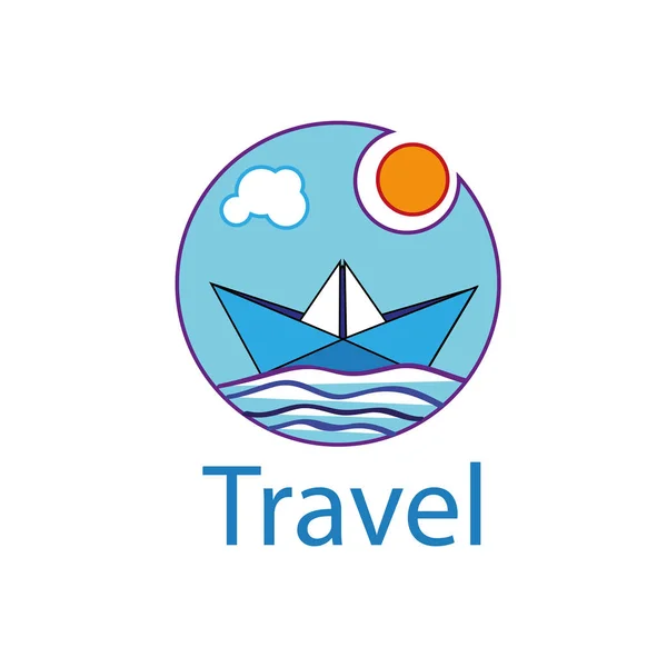 Vector logo travel — Stock Vector