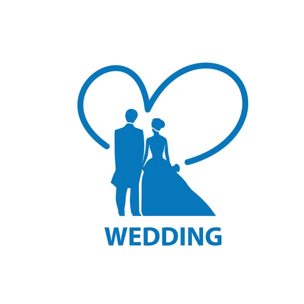 Logo vectoriel pour mariage — Image vectorielle
