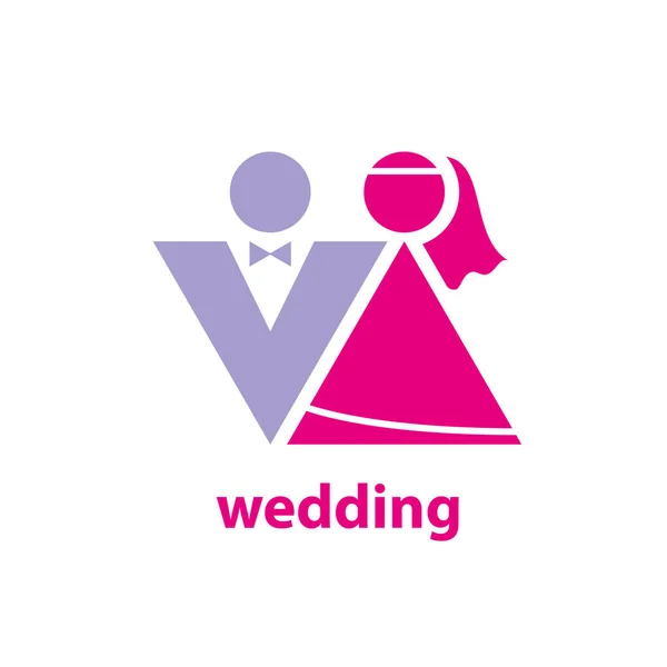Λογότυπο φορέα για το γάμο — Διανυσματικό Αρχείο
