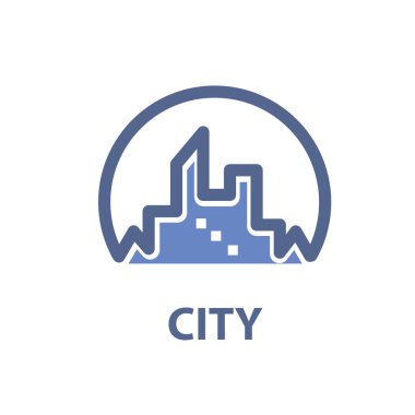 vektör logo şehir