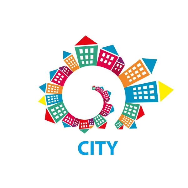 Vector logo city — Stock Vector