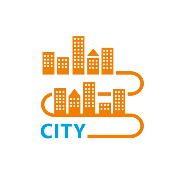 Векторный логотип города — стоковый вектор
