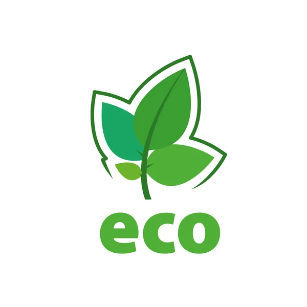 Векторный логотип eco — стоковый вектор